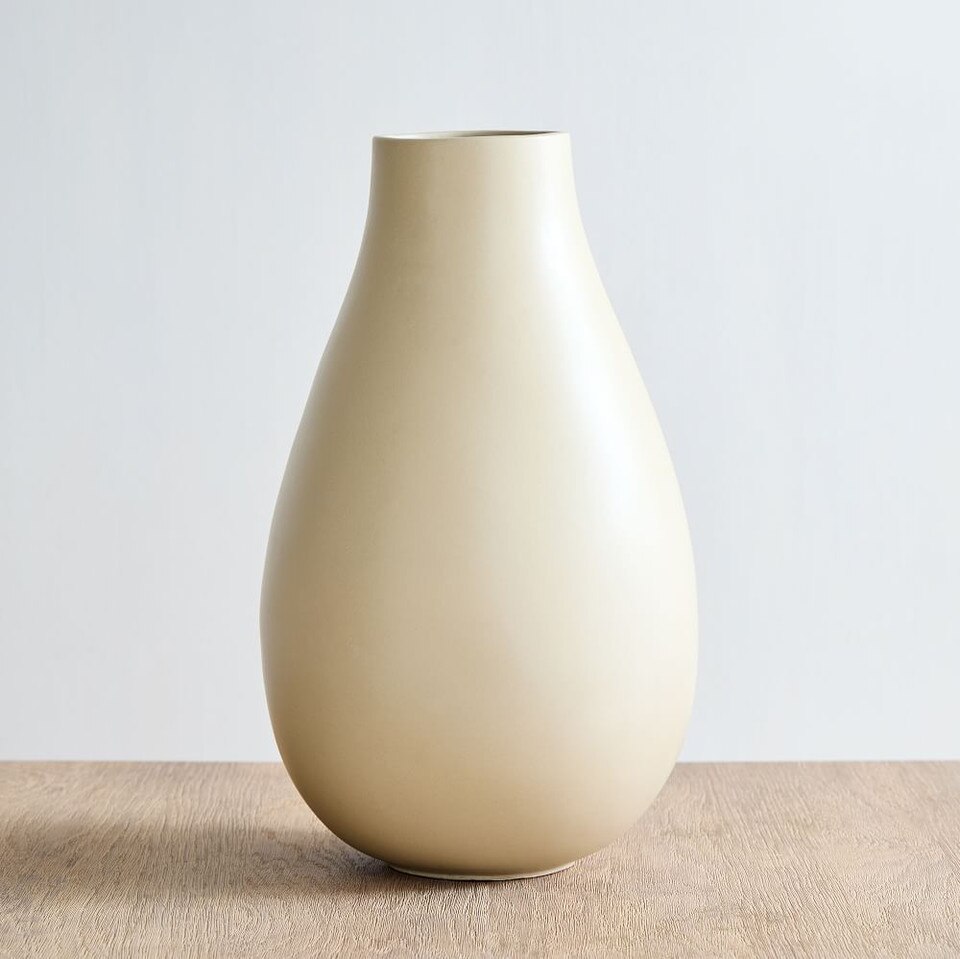 Pure Sand Ceramic Vases West Elm Australia